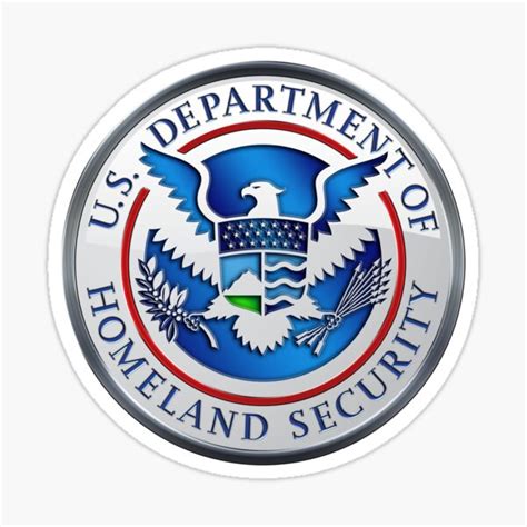 "Department of Homeland Security - DHS Emblem 3D on Blue Velvet ...