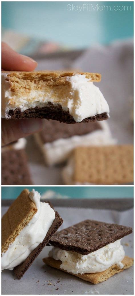 Low Calorie Ice Cream Sandwiches - Stay Fit Mom | Recipe | Low calorie ...