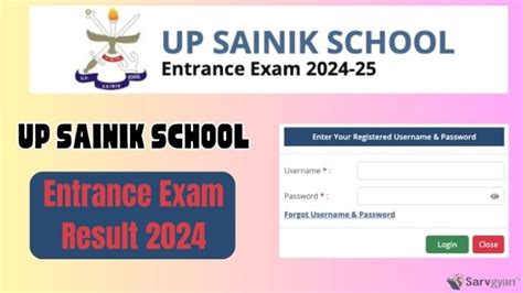 UP Sainik School Entrance Exam 2024 Result Declared, Direct Link Here ...