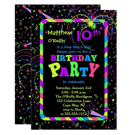 25 Best 10th Birthday Invitations - Home, Family, Style and Art Ideas