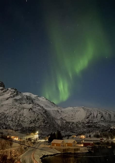 Northern Lights in Lofoten Islands : r/pics