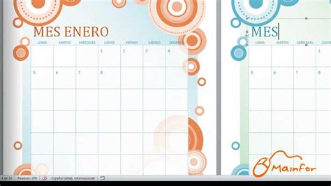 Tutorial Word - Creación de Calendarios - YouTube