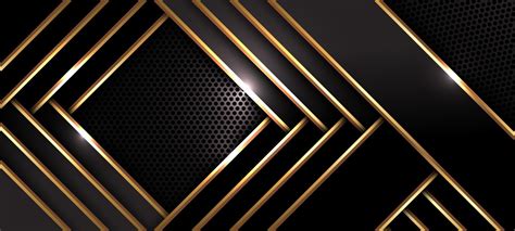 Abstract Black Gold Geometric Background 15919534 Vector Art at Vecteezy