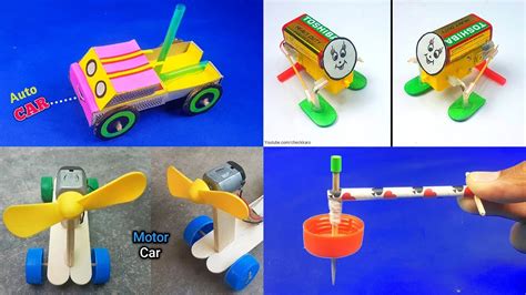 4 Toys Making At Home Easy | DIY toy Car - YouTube