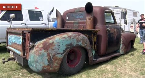 Custom Rat Rod Diesel Pickup Used for Towing and Drag Racing | Carscoops