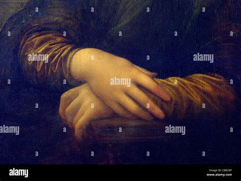 Hands of Mona Lisa by Leonardo da Vinci Stock Photo - Alamy