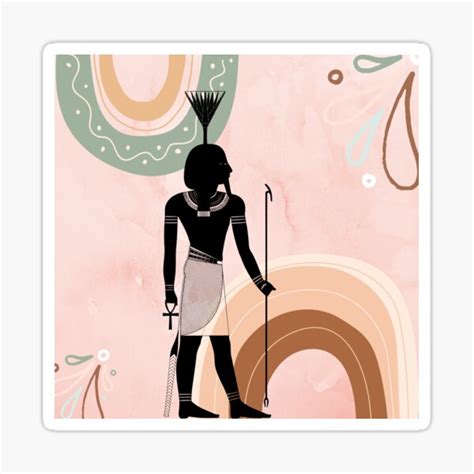 "Egyptian modern art " Sticker for Sale by Remde | Redbubble