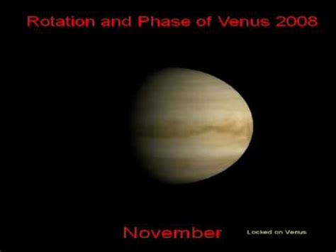 The Rotation and Phase of Venus - YouTube