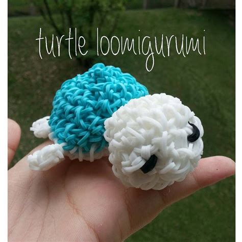 Turtle loomigurumi | Rainbow loom patterns, Rainbow loom charms, Loom ...