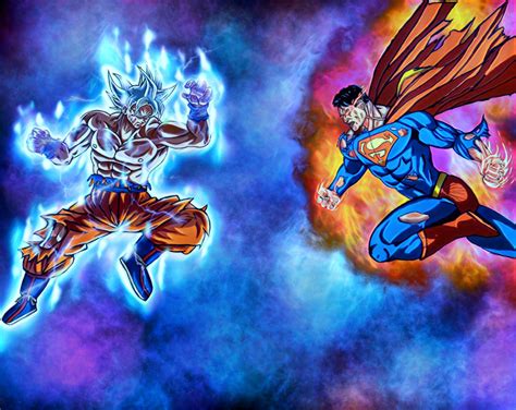 Goku Vs Superman Drawings