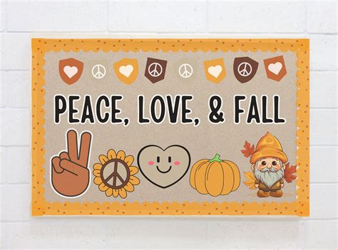 Fall Bulletin Board Idea Printable Halloween Bulletin Board - Etsy