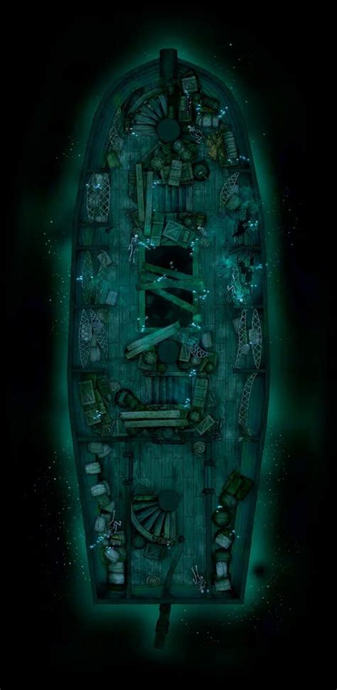 Haunted Ghost Ship Interior | Czepeku Maps