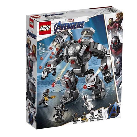 Buy LEGO Marvel Avengers War Machine Buster 76124 Building Kit (362 ...