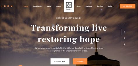 Church Website Templates Free Download