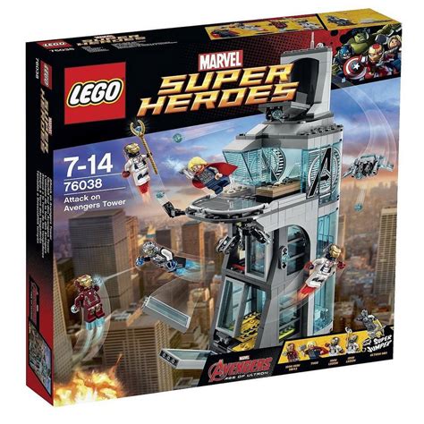 Lego Superheroes 76038 Ataque En La Torre De Los Vengadores! - $ 1,125.00 en Mercado Libre