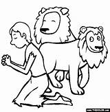 Daniel And The Lions Den Coloring Pages  Home sketch template