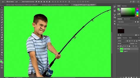 How to Green Screen Professionally - Adobe Photoshop CC 2018 - YouTube