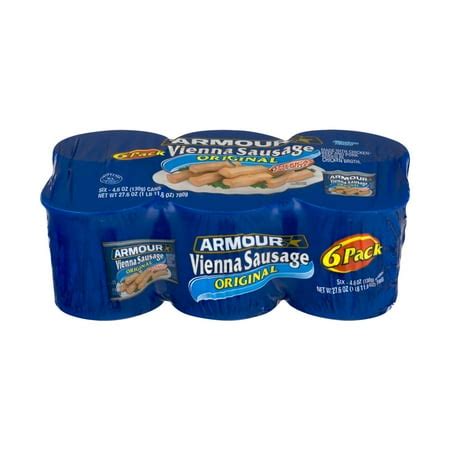 Armour Vienna Sausage Original - 6 CT - Walmart.com