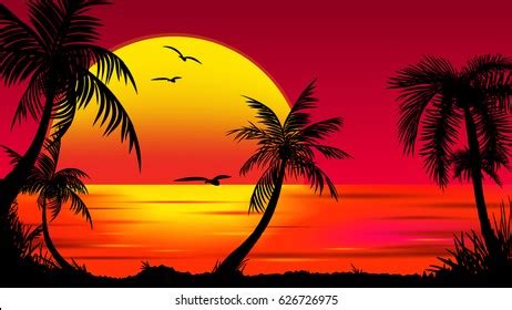 29,014 Beach Sunset Drawing Royalty-Free Images, Stock Photos ...