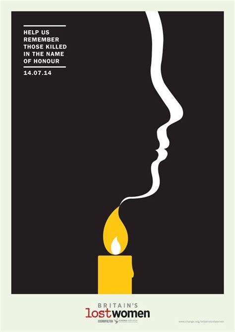 Potent posters highlight issue of 'honour killings' | Creative Bloq