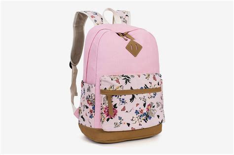 人気セールHOT School Backpack for Girls with Lunch bag (3 Pieces), Teen girls School Bag Canvas ...