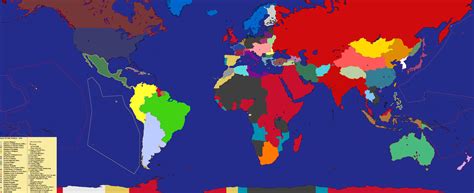 1938 Political Map Of The World - Map