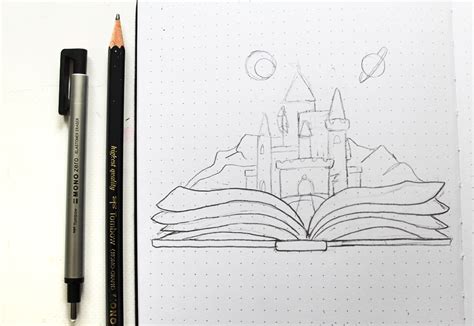 Create a Fantasy Book Illustration - Tombow USA Blog