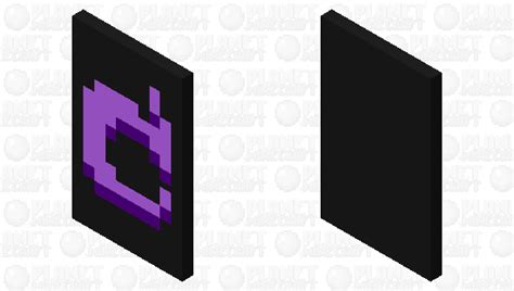 Purple cape Minecraft Mob Skin