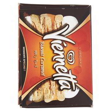 VIENNETTA BISCUIT CARAMEL G.400