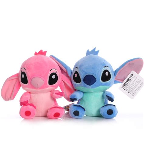 Jucarii plus Stitch personaje desene animate Lilo Stitch ROZ bleu