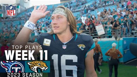 Jacksonville Jaguars Top Plays vs. Tennessee Titans | 2023 Regular ...