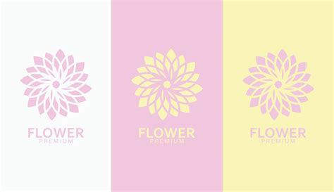 flower creative company logo design 14240126 Vector Art at Vecteezy