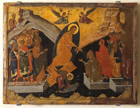 Harrowing of hell, c.1350 - Orthodox Icons - WikiArt.org