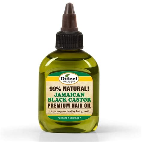 Difeel 99% Natural Premium Hair Oil - Jamaican Black Castor Oil 2.5 oz. - Walmart.com - Walmart.com