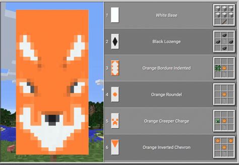 Image result for best fox banner in minecraft" | Minecraft banner designs, Minecraft blueprints ...