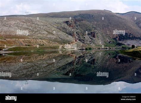 The river euphrates near the ataturk dam in turkey hi-res stock ...