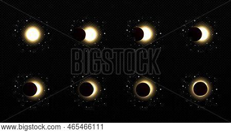 Solar Lunar Eclipse Vector & Photo (Free Trial) | Bigstock