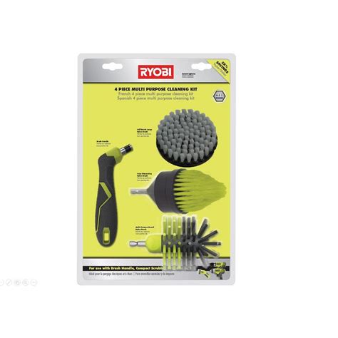 Ryobi Cordless 18V Power Scrubber P4500, Compact Power Scrubber P4510 ...