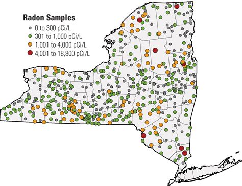 NY Radon Map - A Best Home Inspection - Home Improvement Services