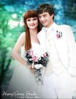 alohomora: Harry Potter and Ginny Weasley Wedding