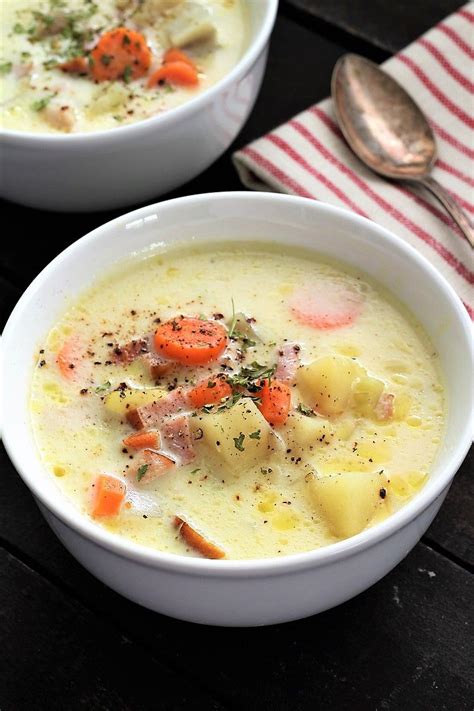 Creamy Potato Ham Soup - My Recipe Treasures | Recipe | Ham soup crockpot, Ham and potato soup ...