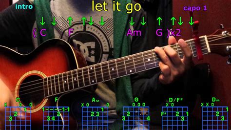 let it go james bay guitar chords - YouTube