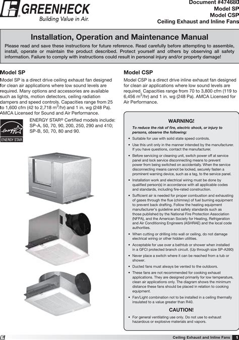 Greenheck Exhaust Fan Wiring Diagram - Wiring Diagram and Schematics