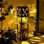 Solar Garden Lights Butterfly Pattern Solar Corridor Lights - Temu