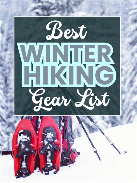 Best Winter Hiking Gear List - Let's Travel Family