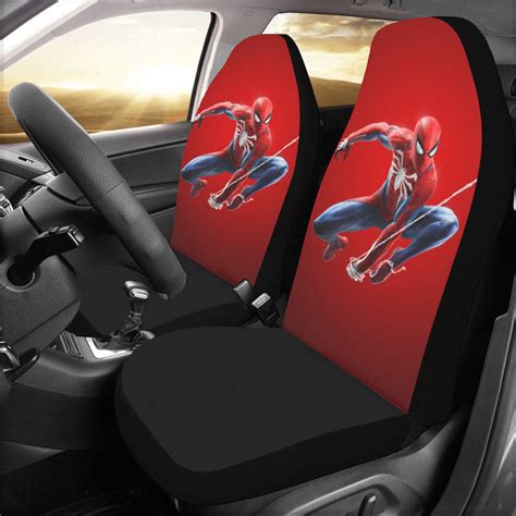 Spiderman Car Seat Covers Set of 2 Universal Size | Inspire Uplift