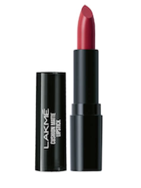 Buy Lakme Cushion Matte Lipstick With French Rose Oil Red Wine CR3 ...