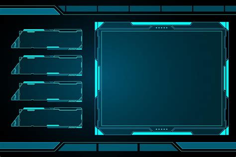 Future Interface HUD with Multiple Windows 831148 Vector Art at Vecteezy