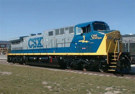 CSX YN2 Spirit of West Virginia GE CW44AC # 1 | Railroad photography, Train engines, Train pictures