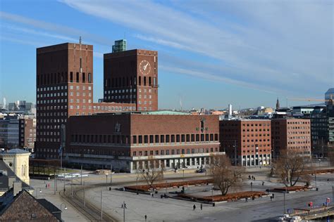 Free photo: Oslo City Hall - Architecture, Look, Tower - Free Download - Jooinn